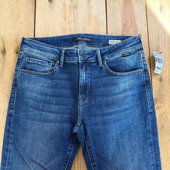 NWT Mavi Jeans Adriana Mid-Rise‎ Super Skinny Jeans 27 NEW - Picture 2 of 7